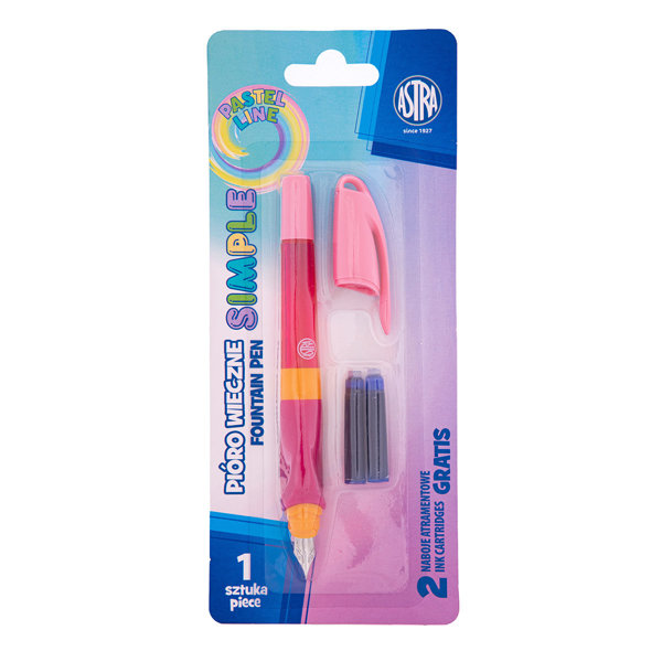 Obrázek Plnící pero pro naučení psaní - růžová